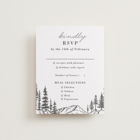 Letterpress RSVP Cards