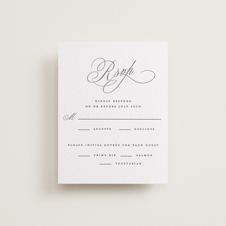 Letterpress RSVP Cards