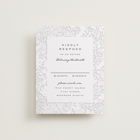 Letterpress RSVP Cards