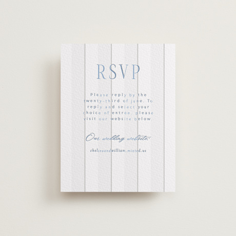 Letterpress RSVP Online Enclosure Cards