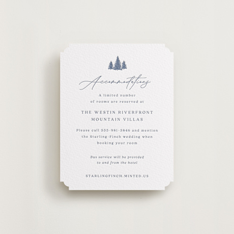 Letterpress Direction Cards