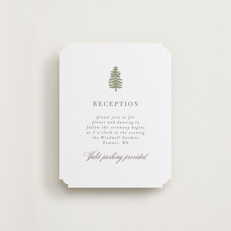 Letterpress Reception Cards