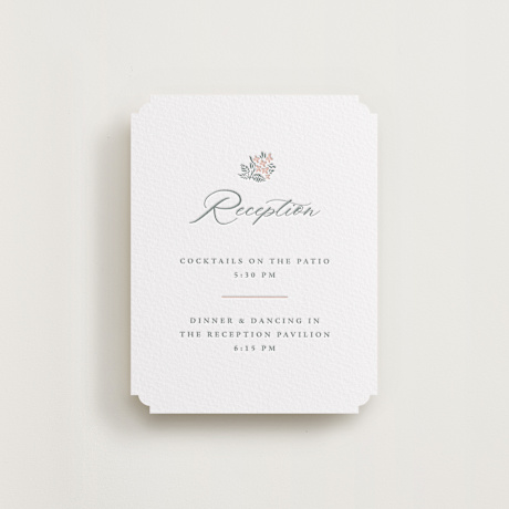 Letterpress Reception Cards