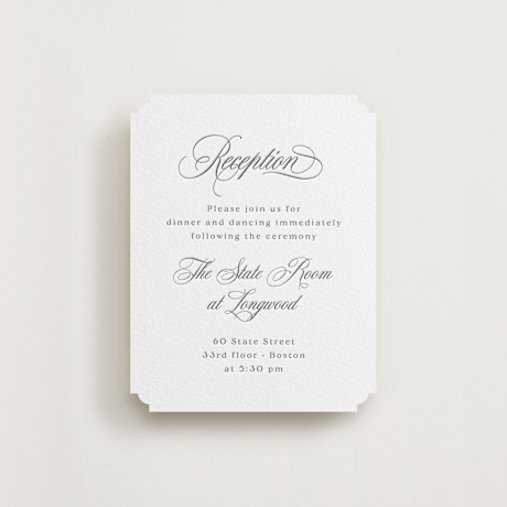 Letterpress Reception Cards