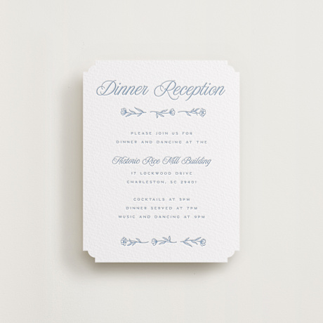 Letterpress Reception Cards