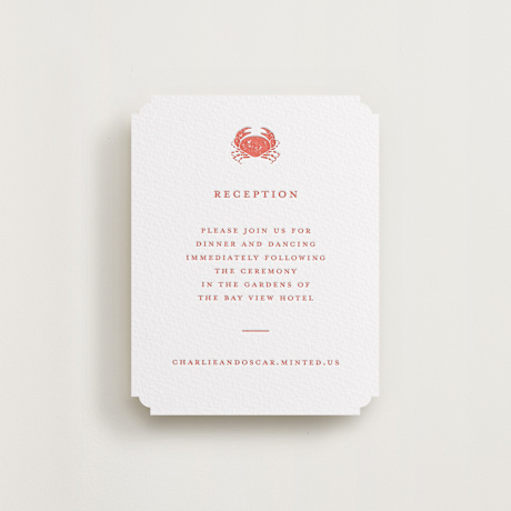 Letterpress Reception Cards