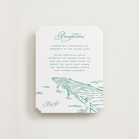 Letterpress Reception Cards