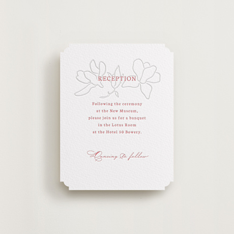 Letterpress Reception Cards