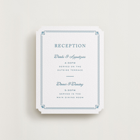 Letterpress Reception Cards