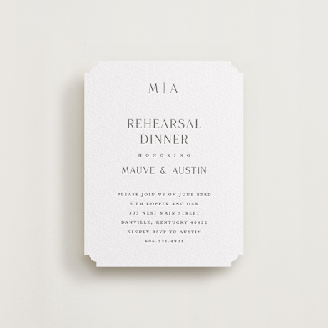 Rehearsal Dinner Cards
