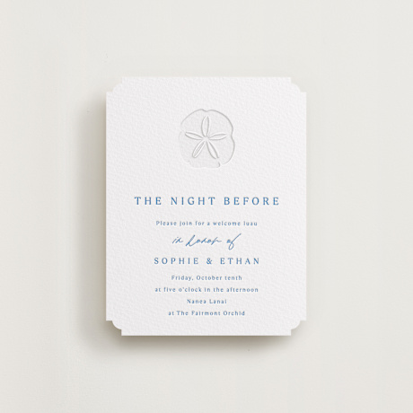 Letterpress Rehearsal Dinner Cards
