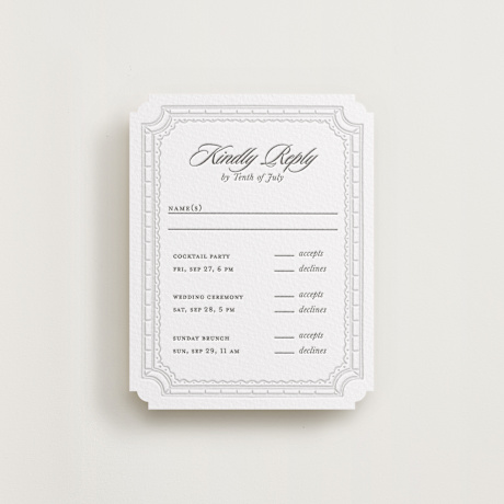 Multi-Event RSVP Cards