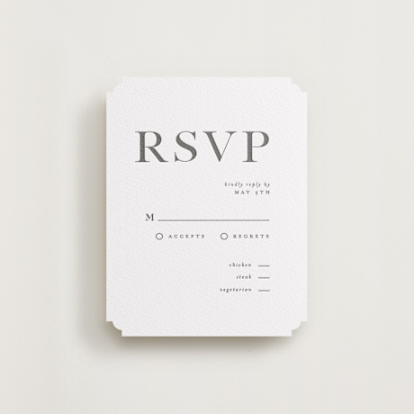 Letterpress RSVP Cards