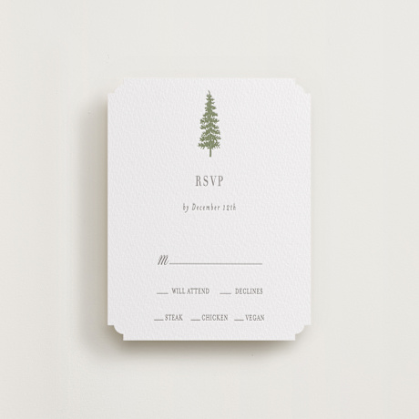 Letterpress RSVP Cards