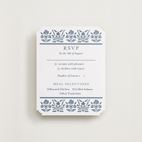 Letterpress RSVP Cards