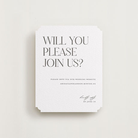 RSVP Online Enclosure Cards