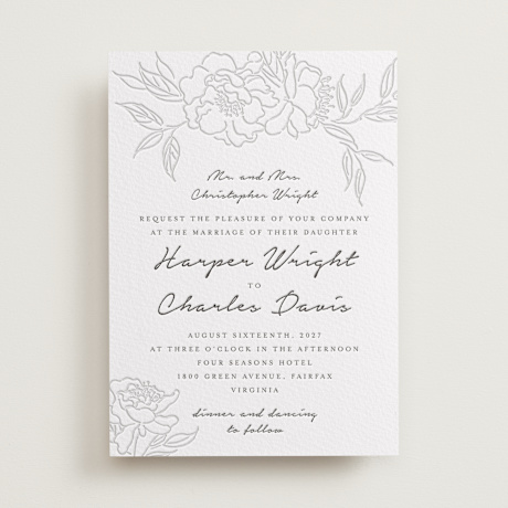 Letterpress Wedding Invitations