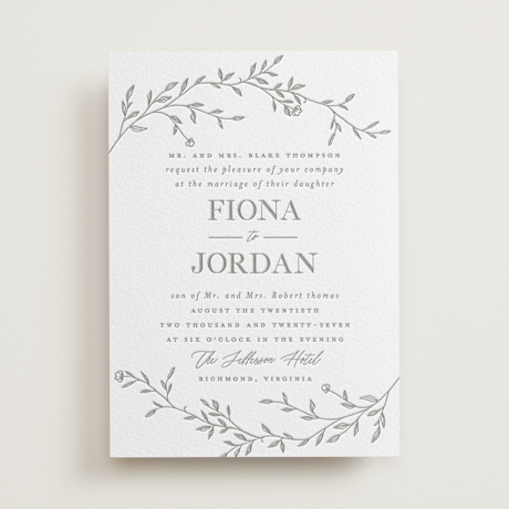 Letterpress Wedding Invitations