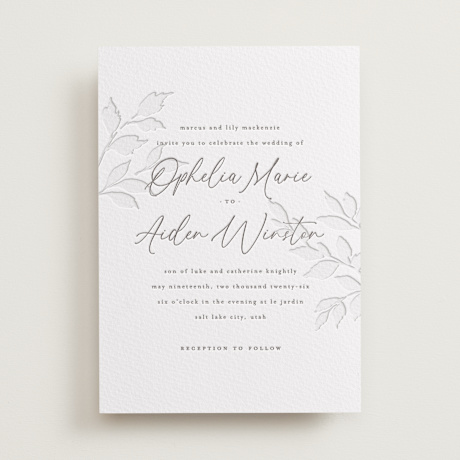 Letterpress Wedding Invitations