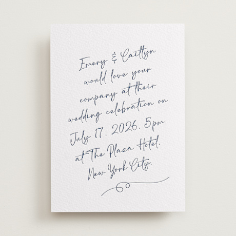 Letterpress Wedding Invitations