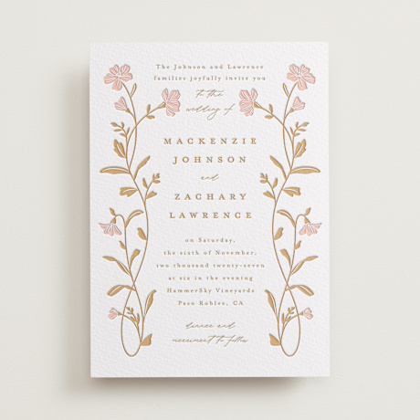 Letterpress Wedding Invitations
