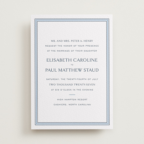 Letterpress Wedding Invitations