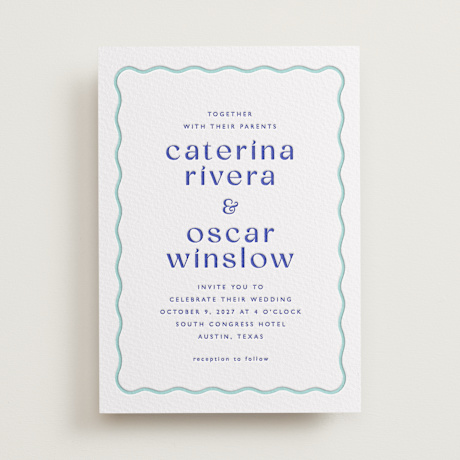 Letterpress Wedding Invitations