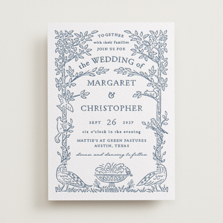 Letterpress Wedding Invitations