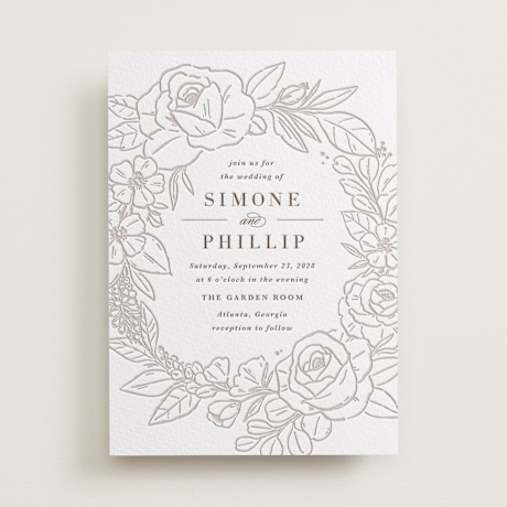 Letterpress Wedding Invitations