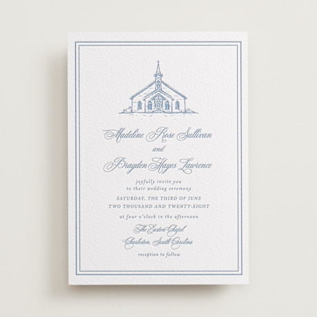 Letterpress Wedding Invitations