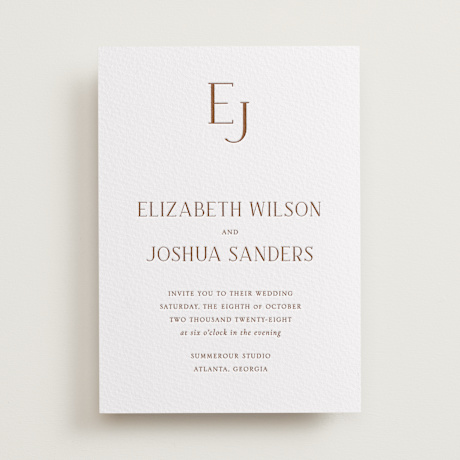 Letterpress Wedding Invitations