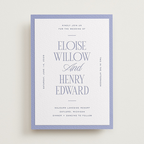 Letterpress Wedding Invitations