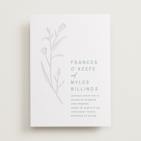 Letterpress Wedding Invitations