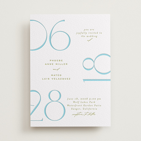 Letterpress Wedding Invitations