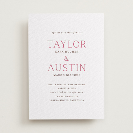 Letterpress Wedding Invitations