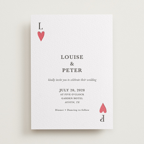 Letterpress Wedding Invitations