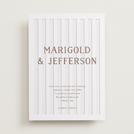 Letterpress Wedding Invitations