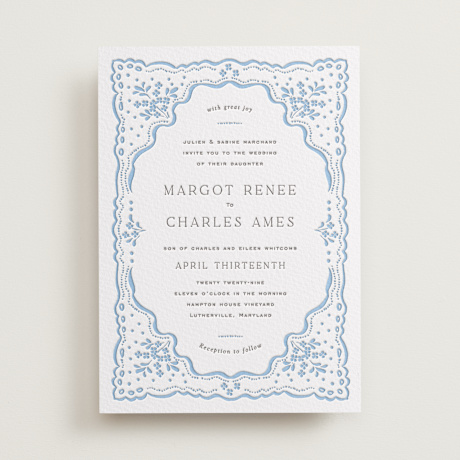 Letterpress Wedding Invitations