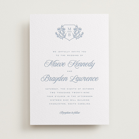 Letterpress Wedding Invitations