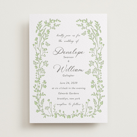 Letterpress Wedding Invitations