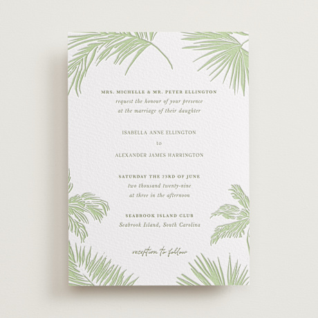 Letterpress Wedding Invitations