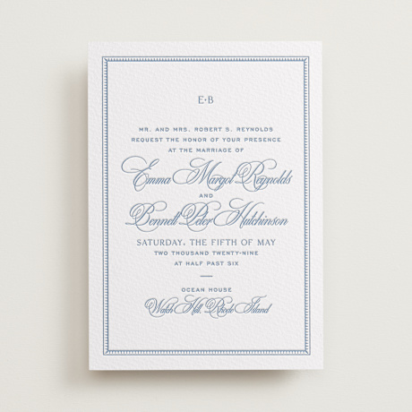 Letterpress Wedding Invitations