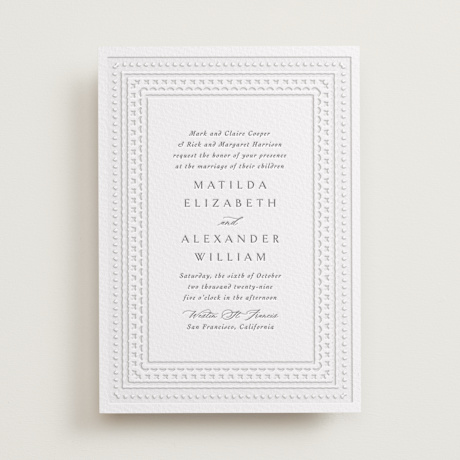 Letterpress Wedding Invitations