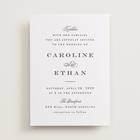 Letterpress Wedding Invitations