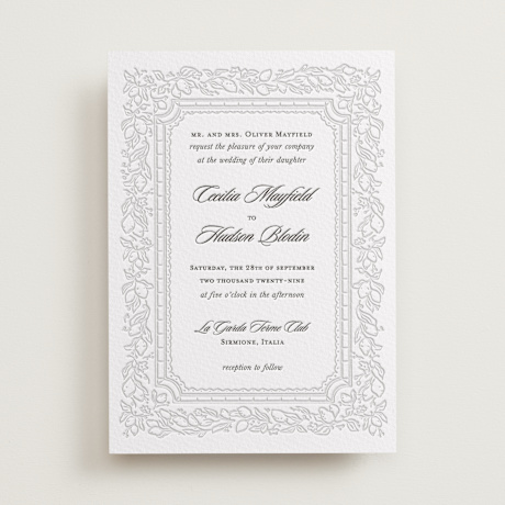 Letterpress Wedding Invitations