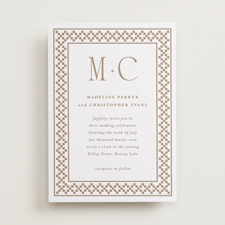 Letterpress Wedding Invitations