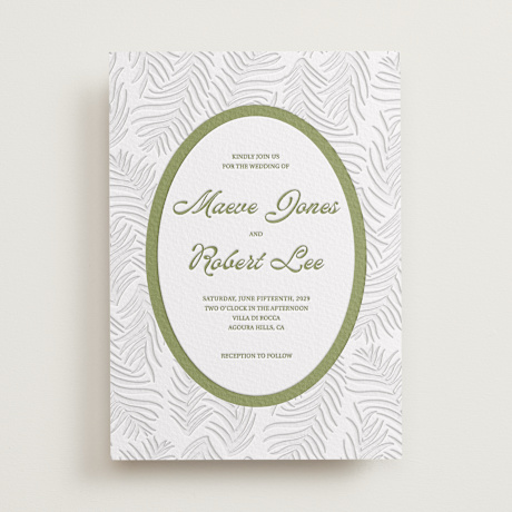 Letterpress Wedding Invitations