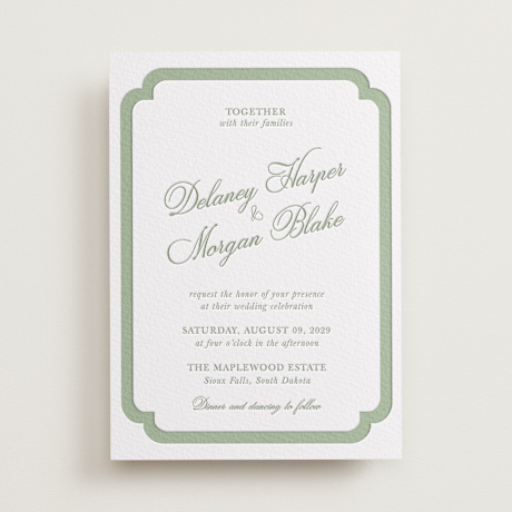 Letterpress Wedding Invitations