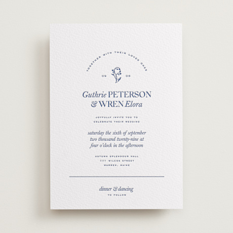 Letterpress Wedding Invitations