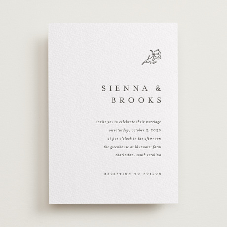 Letterpress Wedding Invitations